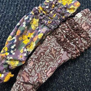 Bundle of Ruffle Butts Purple and Maroon Kids Leggings